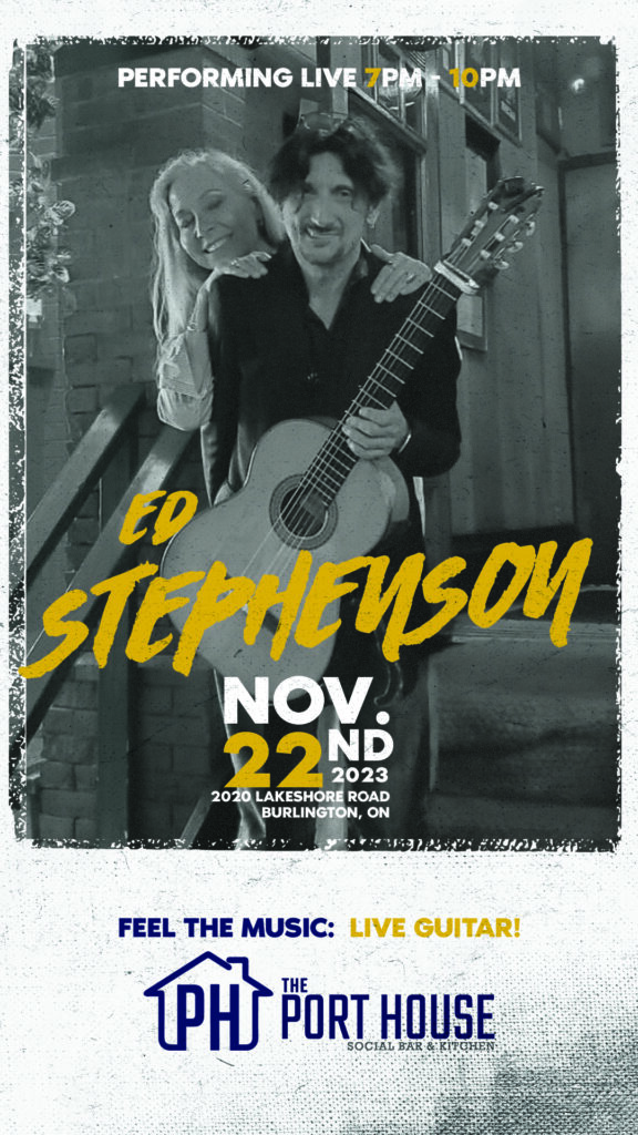 Savor the Sounds: Ed Stephenson Live at The Port House on November 22nd!