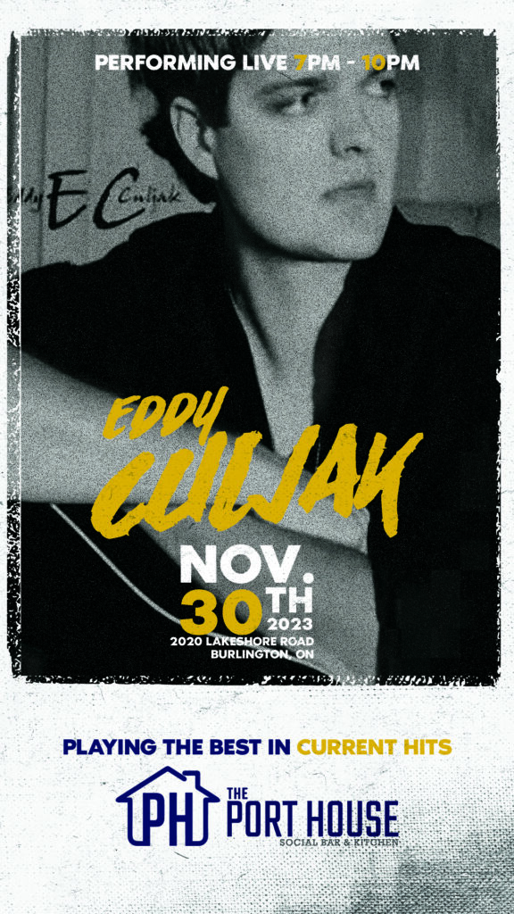 Eddy Culjak live at the Port House November 30th 7pm - 10pm