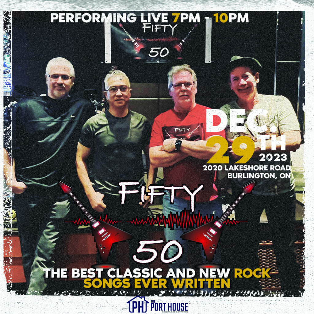 Rock the Night Away with Fifty 50 at The Port House – Classic & New Rock Hits Live!