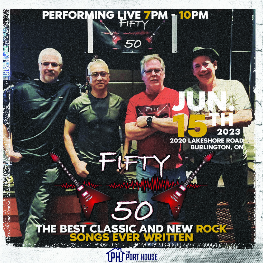 Rock the Night Away with Fifty 50 at The Port House – Classic & New Rock Hits Live!