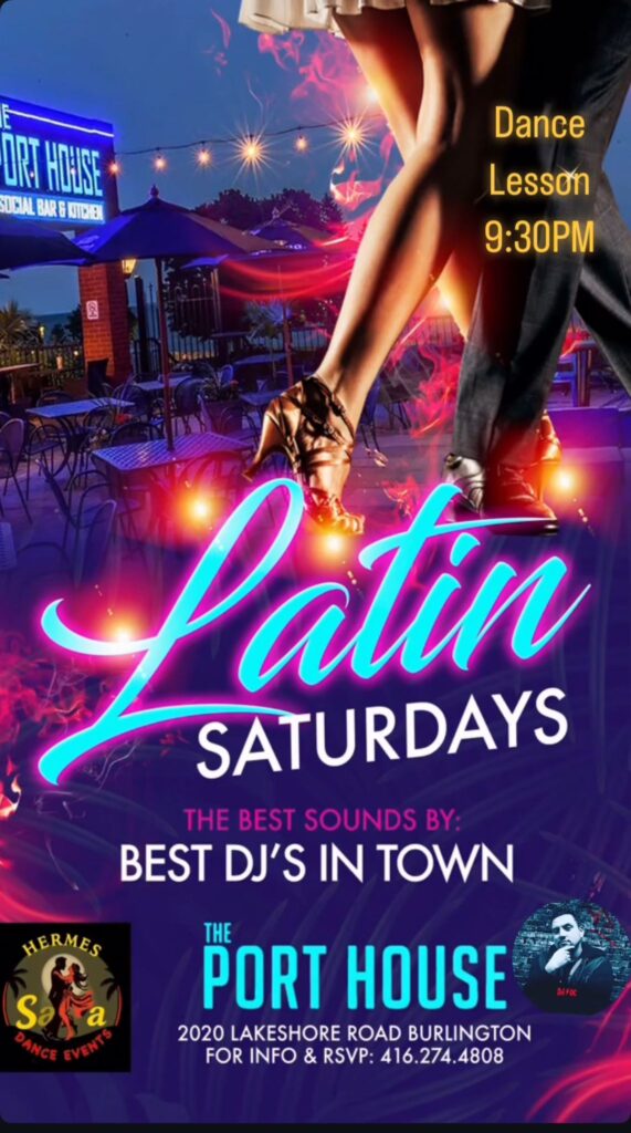 The Port House Burlington Latin Saturdays